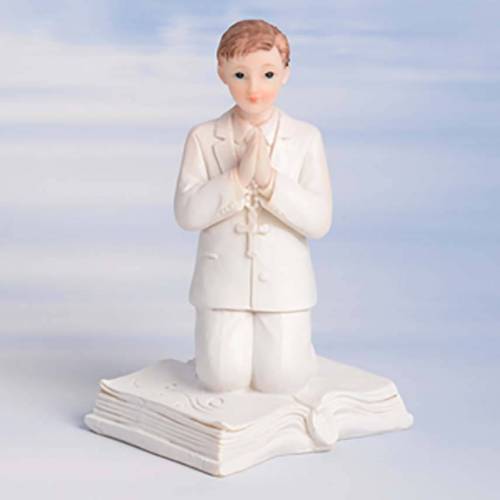 Figura Comunión Libro Niño Resina 6 u. Figura Comunión Libro Niño Resina 6 u.