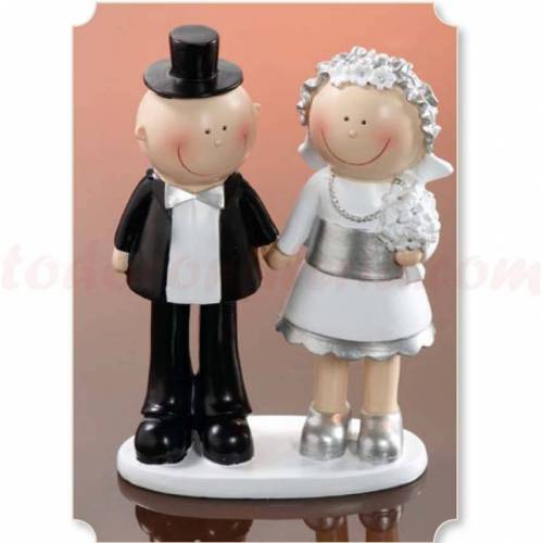Figura Novios Pareja 25 Aniversario...
