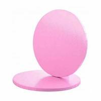 Plato Redondo Forrado Rosa...