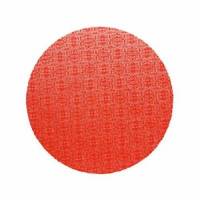 Plato Redondo Forrado Rojo...