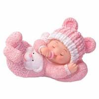 Figura Bebé Dormido Rosa...