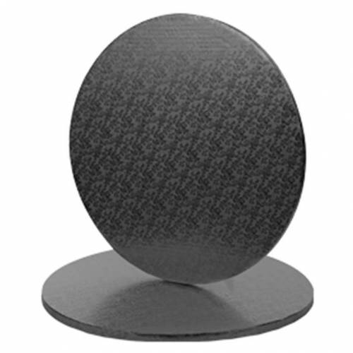 Plato Redondo Forrado Negro 40 cm....