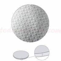 Plato Redondo Forrado Plata...