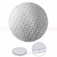 Plato Redondo Forrado Plata...