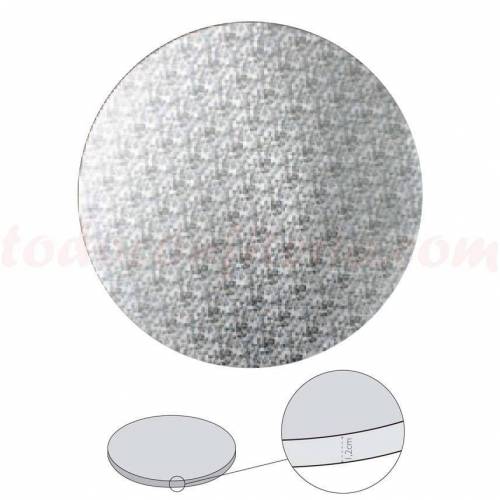 Plato Redondo Forrado Plata 50 cm.... Plato Redondo Forrado Plata 50 cm....