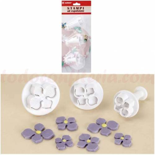 Cortapasta Expulsador Kit Flor Grande... Cortapasta Expulsador Kit Flor Grande...