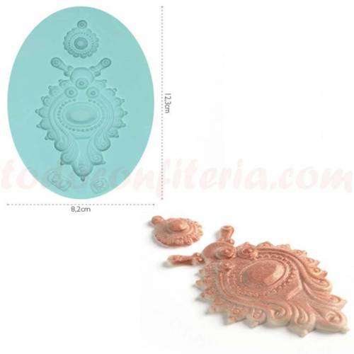 Molde Broche Silicona Molde Broche Silicona