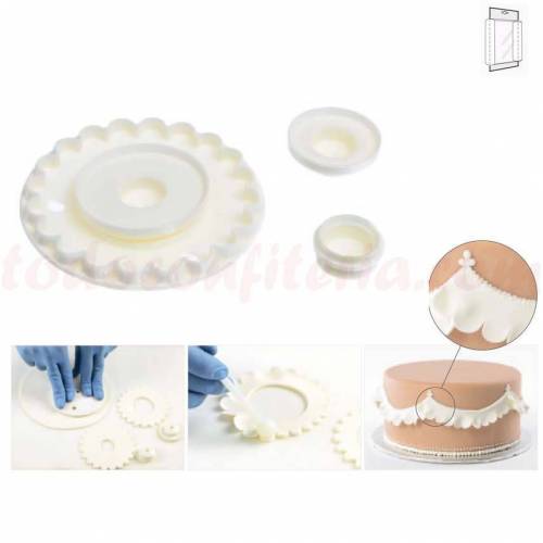 Cortapasta Borde Ondulado Plástico Cortapasta Borde Ondulado Plástico