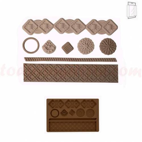 Molde Rosetas Silicona