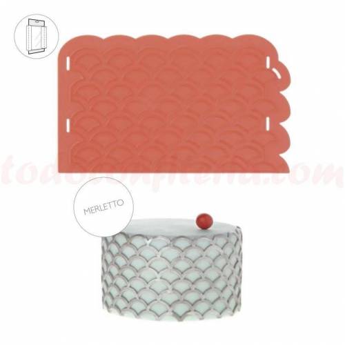 Molde Design Relieve Merletto Silicona