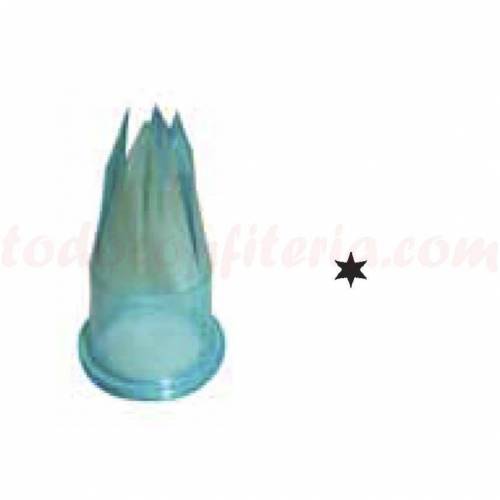 Boquilla Manga Policarbonato Rizada A6