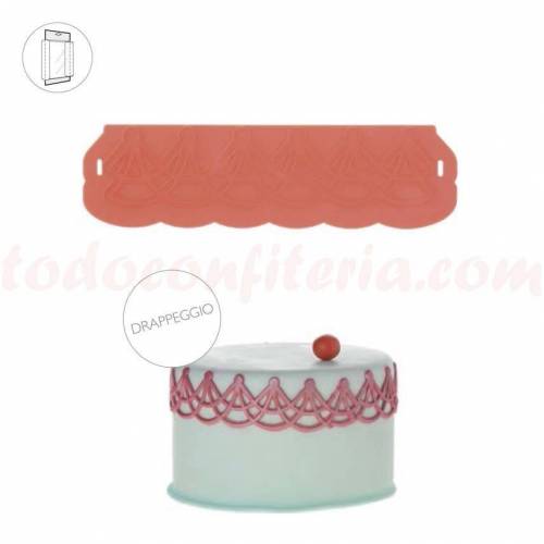 Molde Design Relieve Drappeggio Silicona Molde Design Relieve Drappeggio Silicona