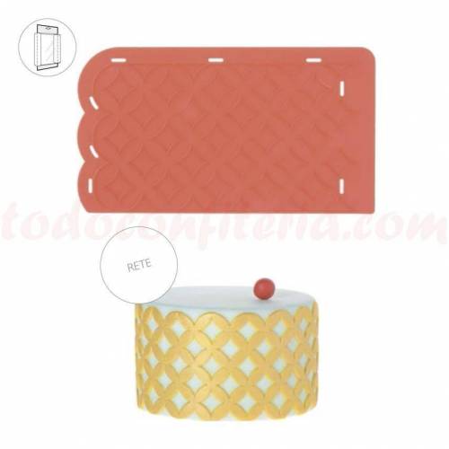 Molde Design Relieve Rete Silicona