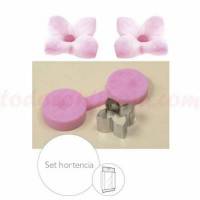 Molde Flor Set Hortensia...