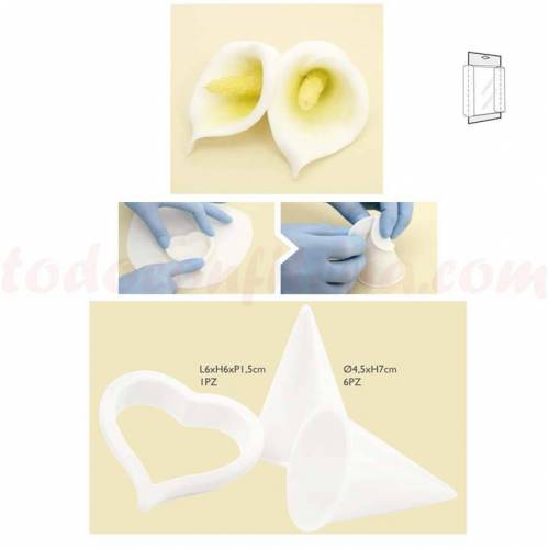 Cortapasta Kit Lirio Plástico