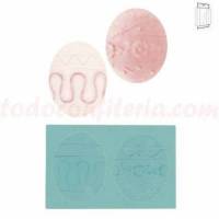 Molde Huevo Pascua Silicona