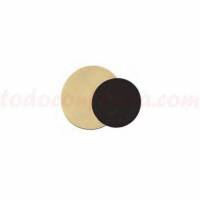Disco Oro Negro 24 cm. Cartón