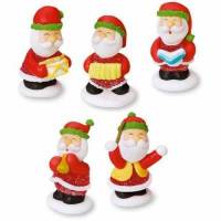 Papá Noel Músico Gel Azúcar...