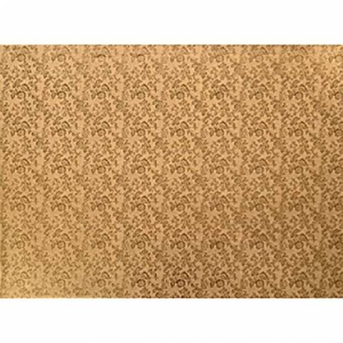 Plato Rectangular Forrado Oro 40 x 50...