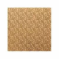 Plato Cuadrado Forrado Oro...