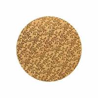 Plato Redondo Forrado Oro...