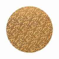 Plato Redondo Forrado Oro...