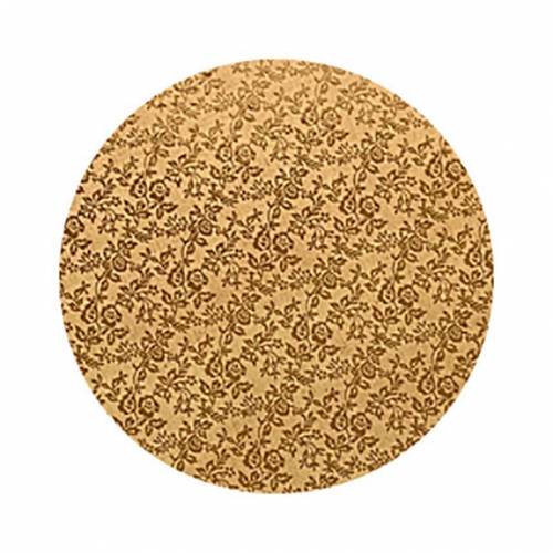 Plato Redondo Forrado Oro 35 cm.... Plato Redondo Forrado Oro 35 cm....
