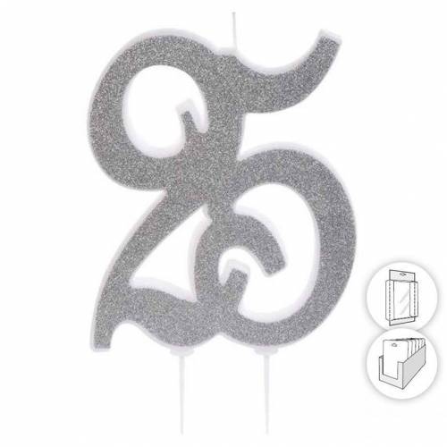 Vela 25 Aniversario 10 u. Vela 25 Aniversario 10 u.