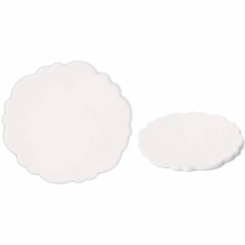 Tarjeta Blanco Redonda Azúcar 50 u.