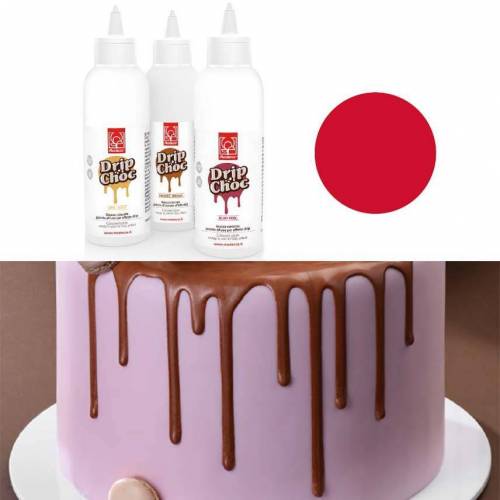 Drip Choc Pastel Rojo Cereza 180 gr. Drip Choc Pastel Rojo Cereza 180 gr.