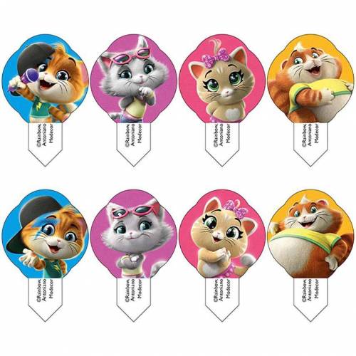 Decoshape 44 Gatos Oblea 600 u.