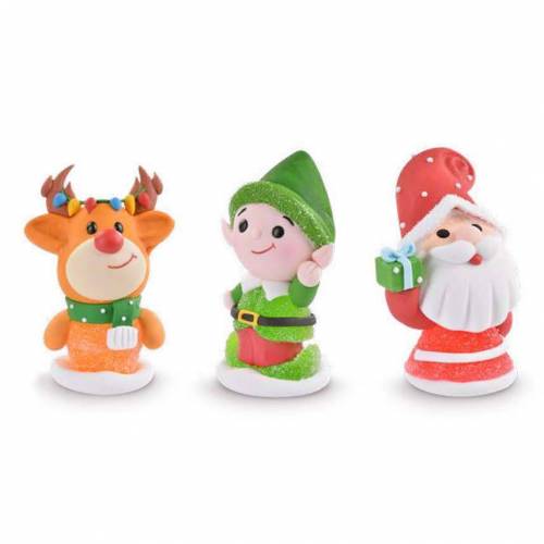 Personaje Navidad Gel Azúcar 36 u.