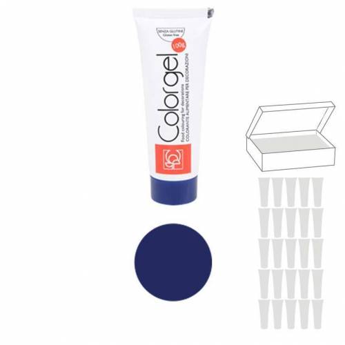 Colorante Gel Azul Marino 100 gr. 25 u.