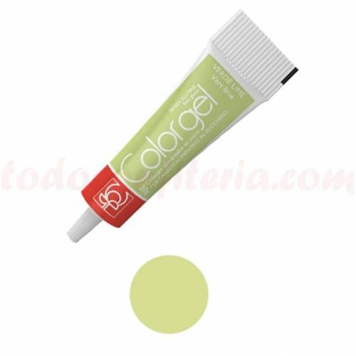 Colorante Gel Verde Lima 20 gr.