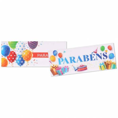 Tarjeta Parabéns Oblea 120 u.