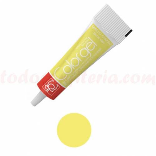 Colorante Gel Amarillo Claro 20 gr.