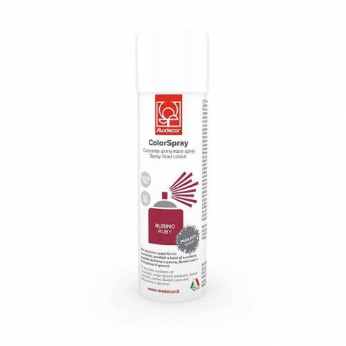 Colorante Spray Perlado Rubí 250 ml.