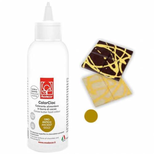 Colorante Líquido Manteca Cacao Oro...