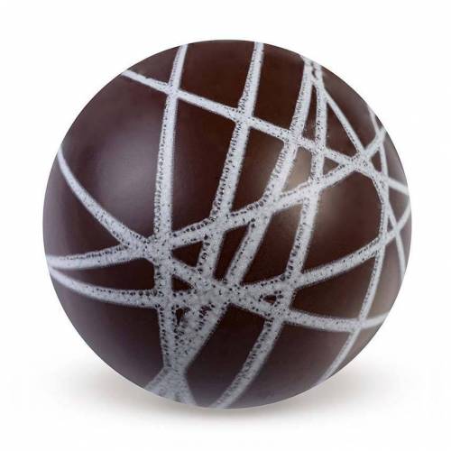 Esfera 3D Líneas Blanco Chocolate... Esfera 3D Líneas Blanco Chocolate...