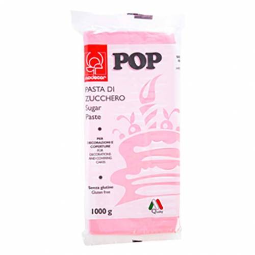Pasta Azúcar Fondant Pop  Rosa Pastel...