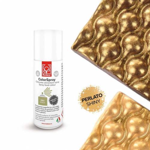 Colorante Spray Perlado Oro 50 ml. 4 u.