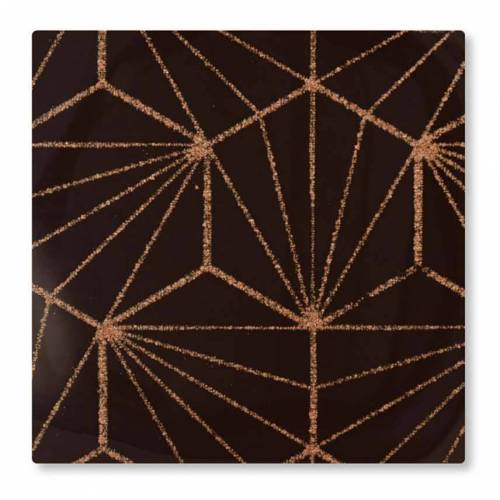 Lámina Cuadrado Geometría Chocolate...