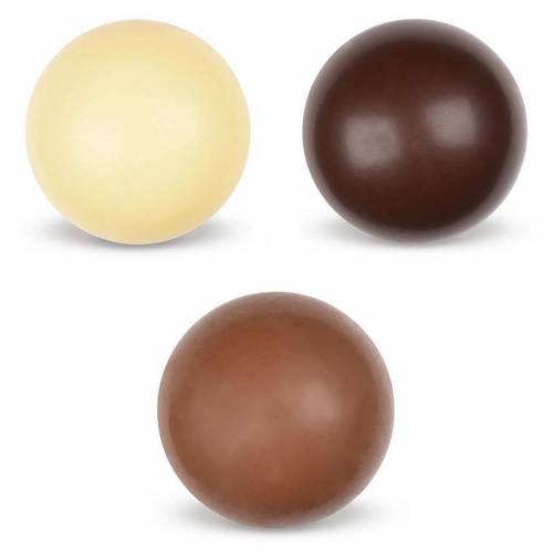 Esfera 3D Chocolate Negro Leche...