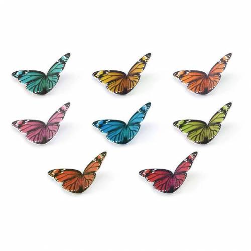 Mariposa Realista Oblea 240 u.