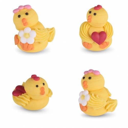 Pollo Corazón Flor Azúcar 48 u.