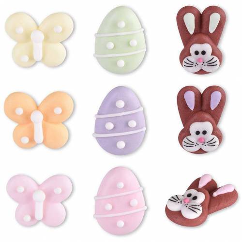 Huevo Pascua Conejo Mariposa Plano...