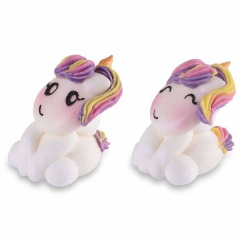 Unicornio Sentado Azúcar 48 u.