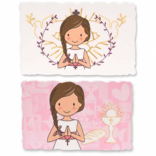 Tarjeta Comunión Cara Niña Azúcar 36 u.
