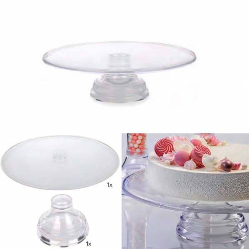 Tartero Transparente Básico Plástico