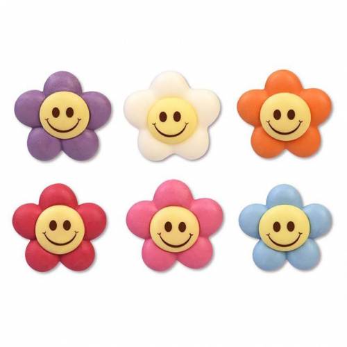 Flor Smiley Azúcar 60 u.